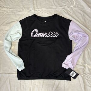 Converse Girls Long Sleeve Shirt Brand New